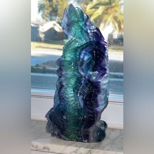 Elegant Fluorite Dragon